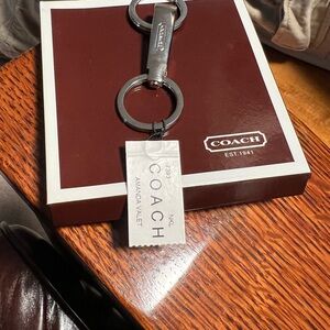 Coach Silver Keychain